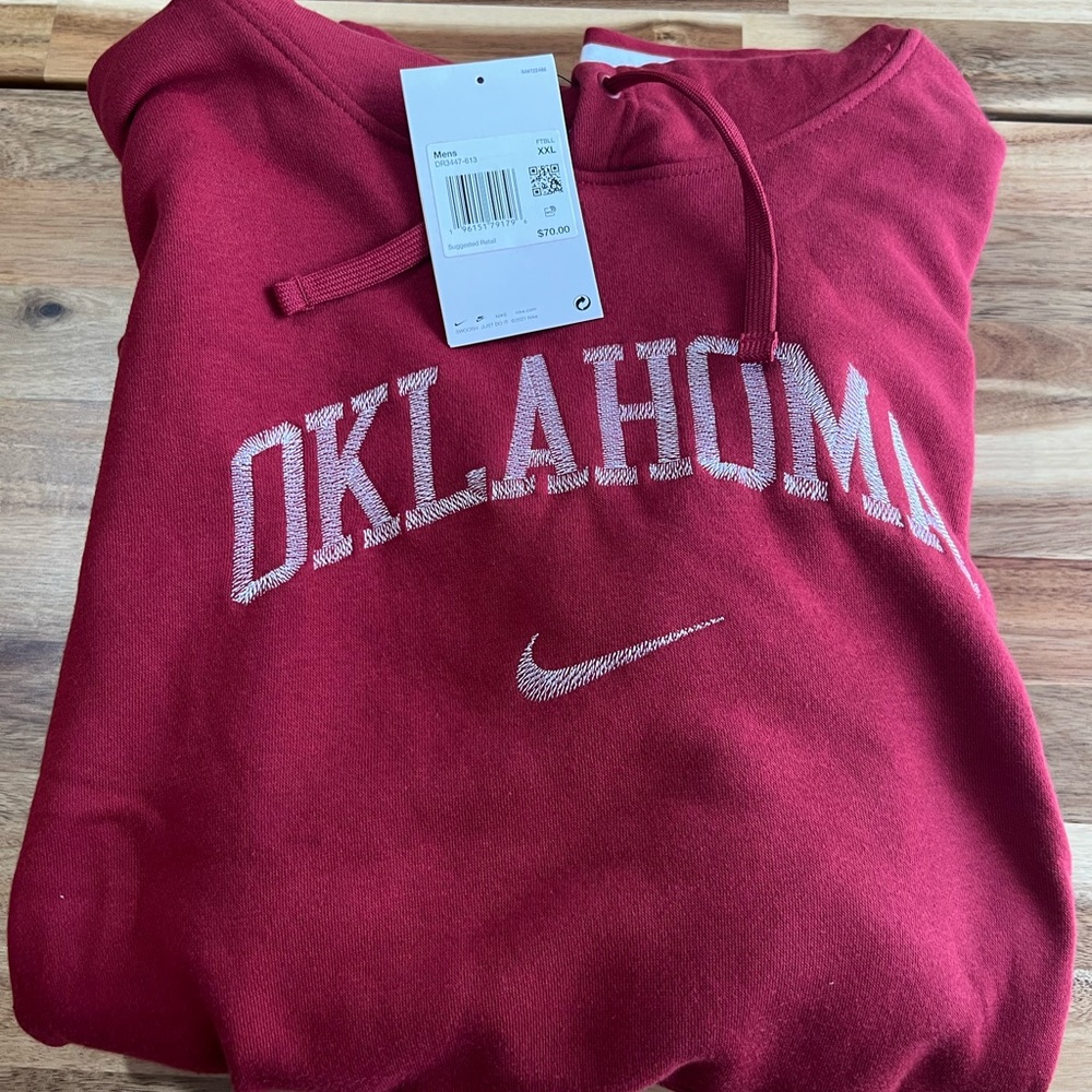 Oklahoma Sooner Nike Hoodie size 2XL